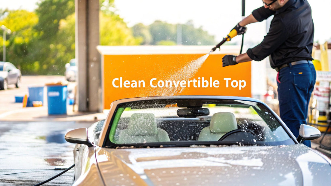 How to Clean a Convertible Top Perfectly Every Time