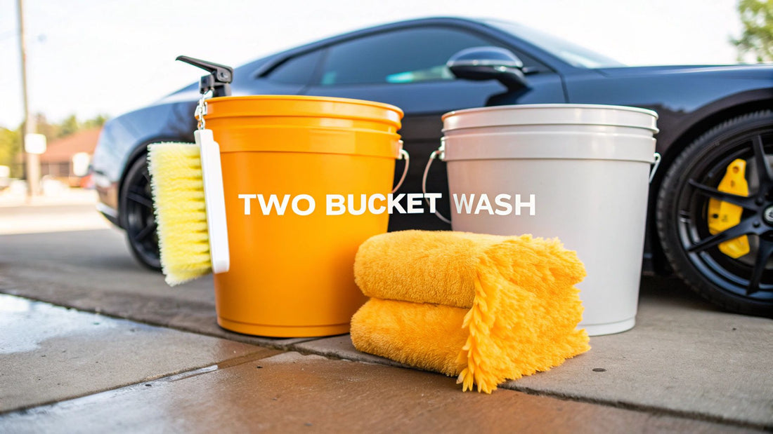 A Guide to the Two Bucket Car Wash Method