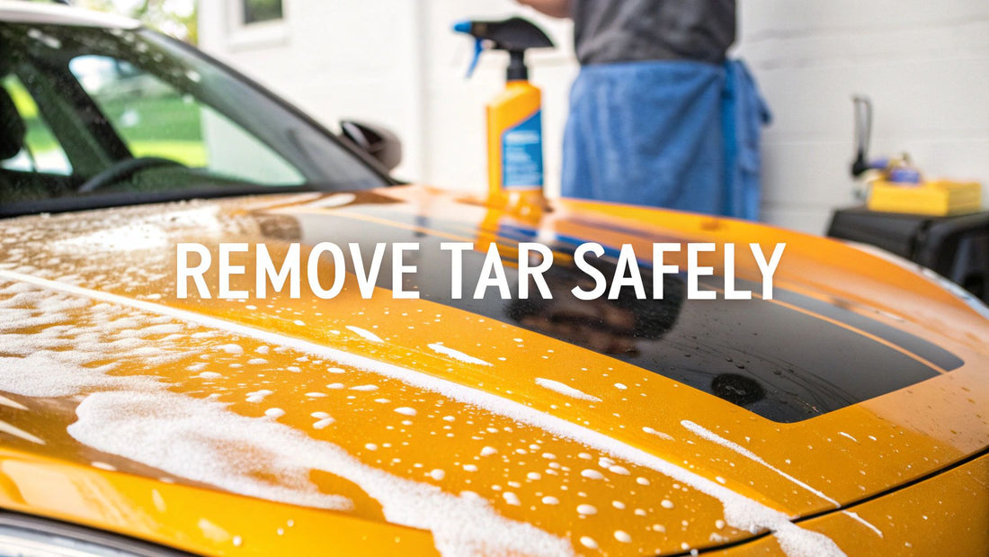 How to Remove Tar From Your Car Without Damaging Paint