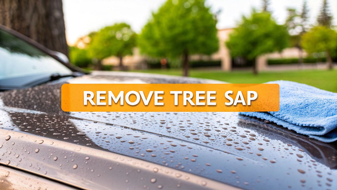 How to Remove Sap From a Car Without Ruining Paint