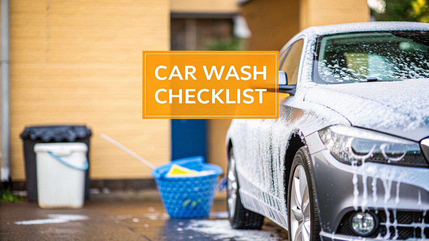 Car Wash Checklist: 8 Easy Steps for a Perfect Finish