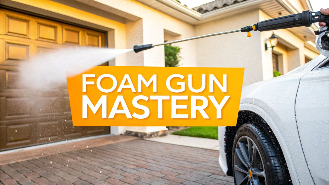 A Guide to Hose End Car Wash Foam Gun Mastery