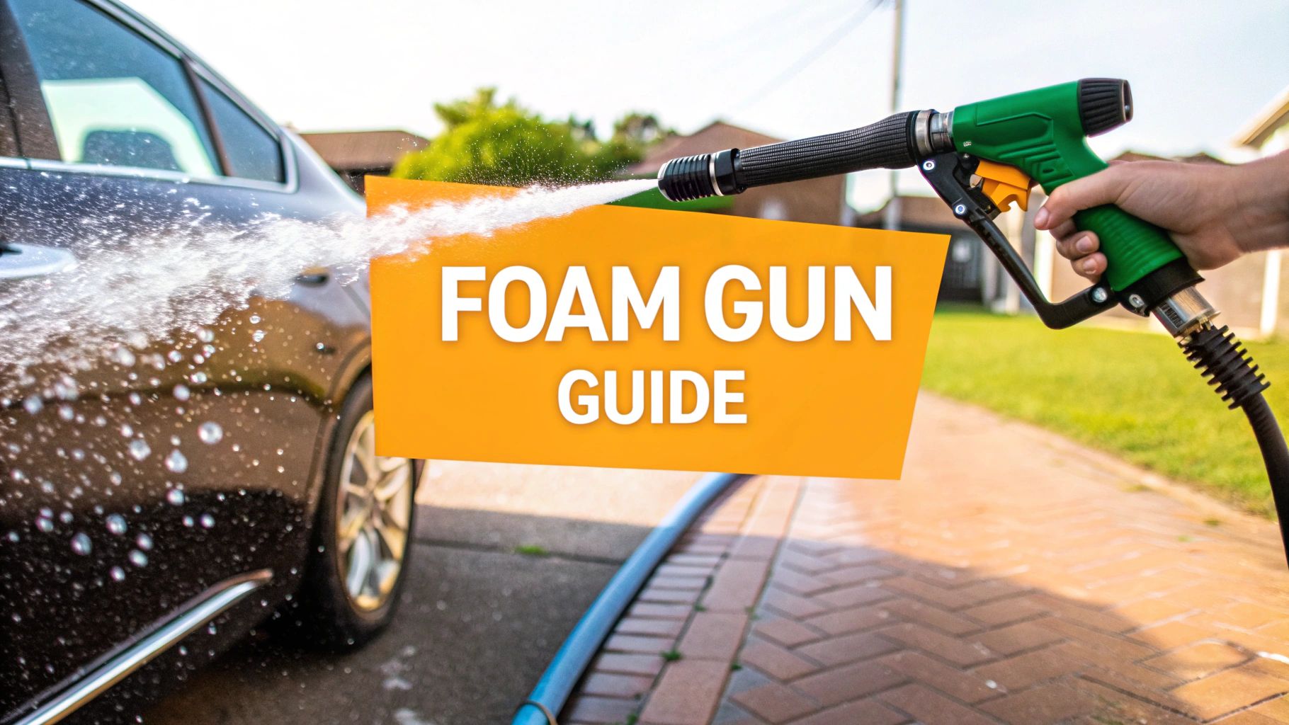 Your Guide to a Car Wash Foam Gun for Garden Hose