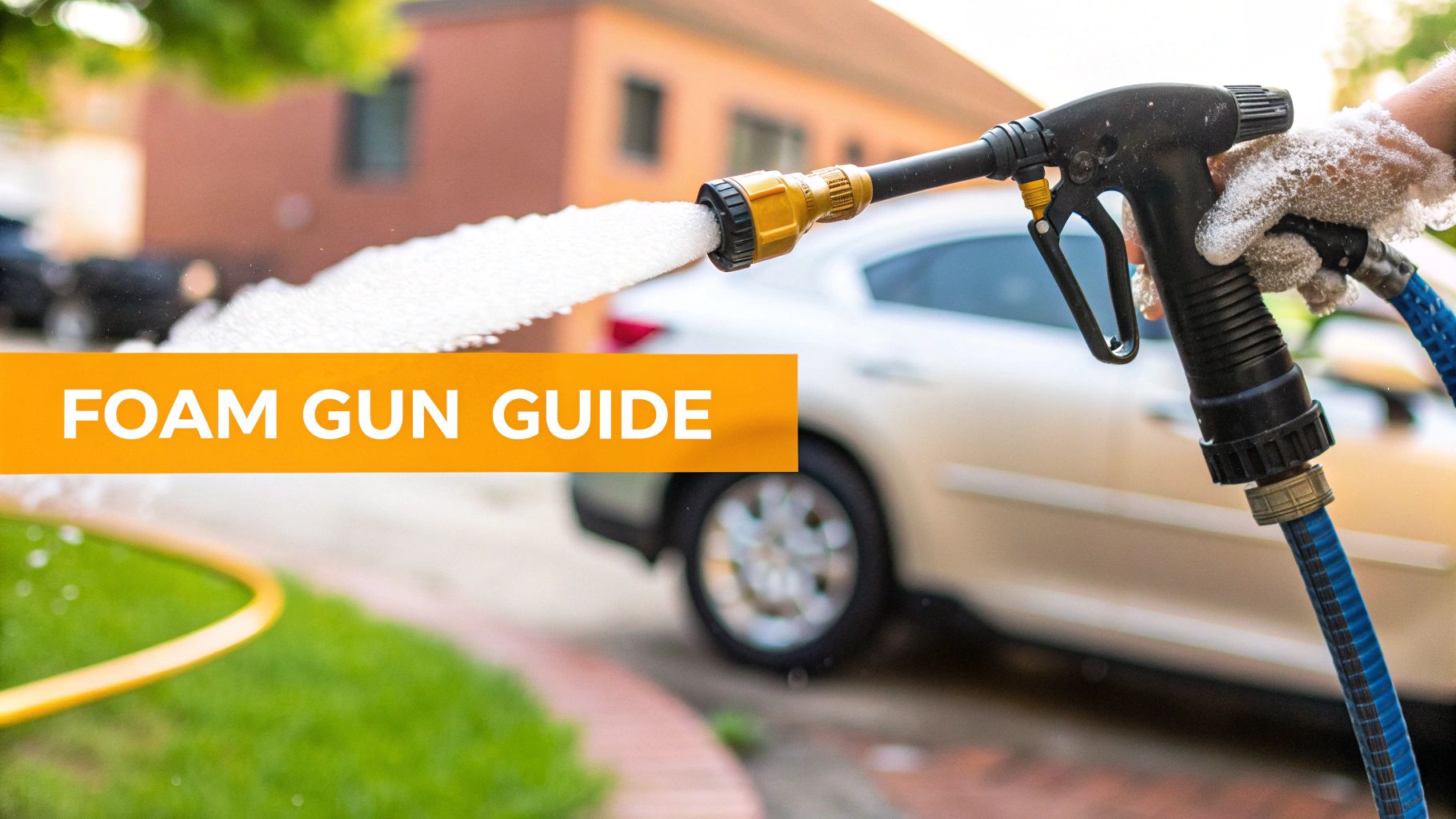 Your Guide to a Car Wash Foam Gun for Water Hose