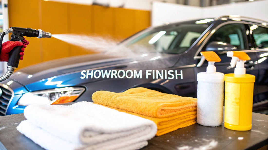 Pro Steps in Detailing a Car for a Showroom Finish